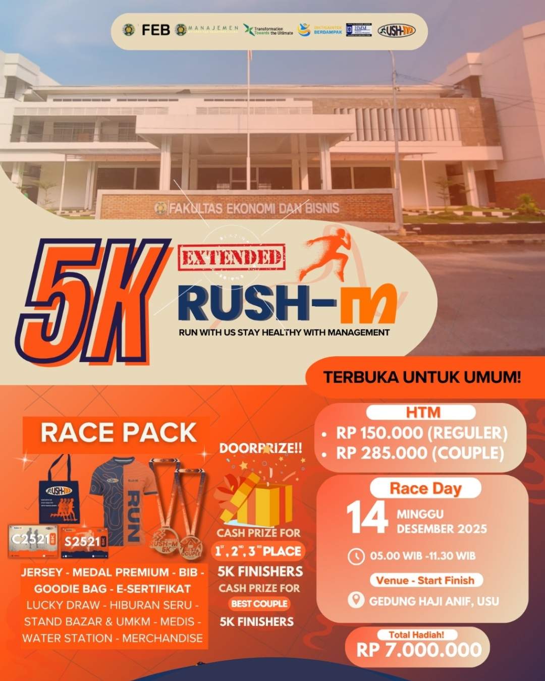 RUN AND RUSH 5K